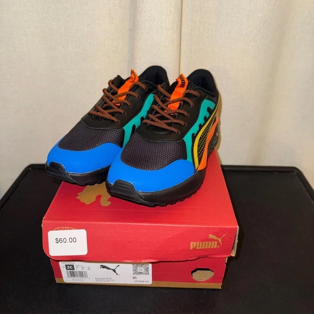 Puma Boy Shoes Sz 2c